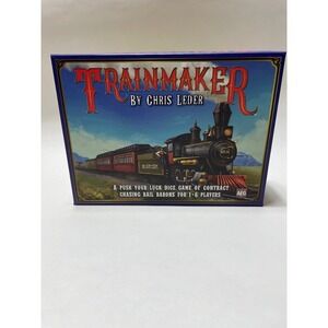 TRAINMAKER BOARD GAME aeg chris leder 2018 dice push your luck 1-6p EUC COMPLETE